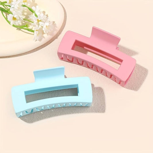 Matte Rectangle Claw Clip