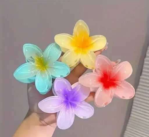 Large Flower Hair Claw Clip