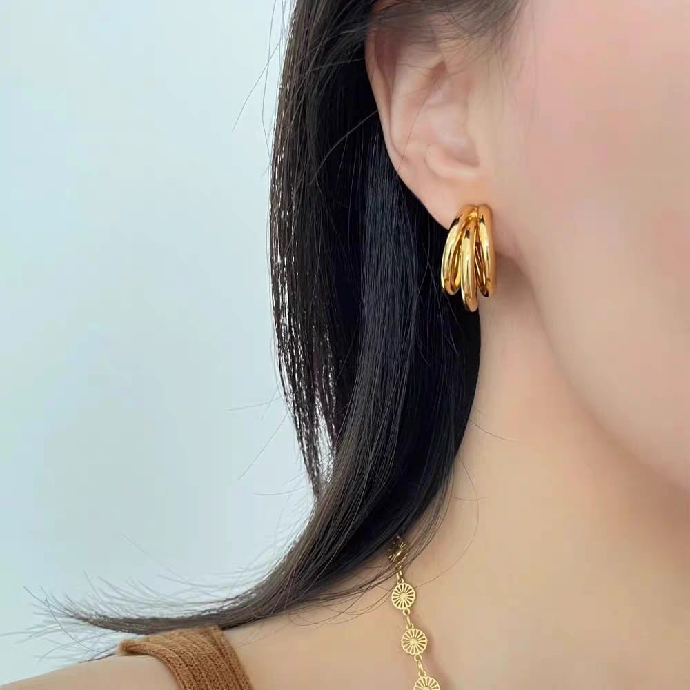 Classic Circles Hoop - Earrings