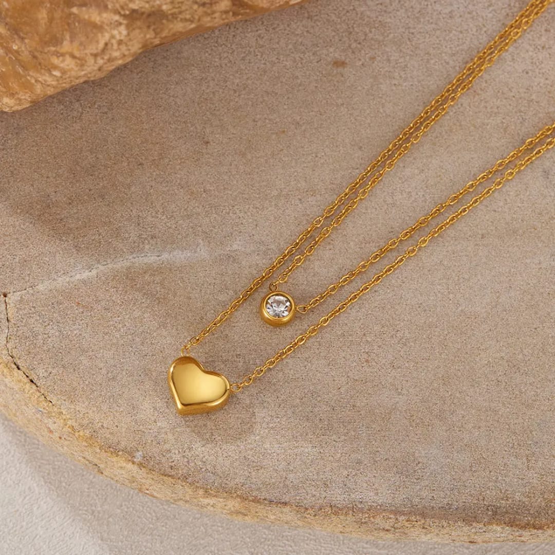 Layered Heart - Necklace