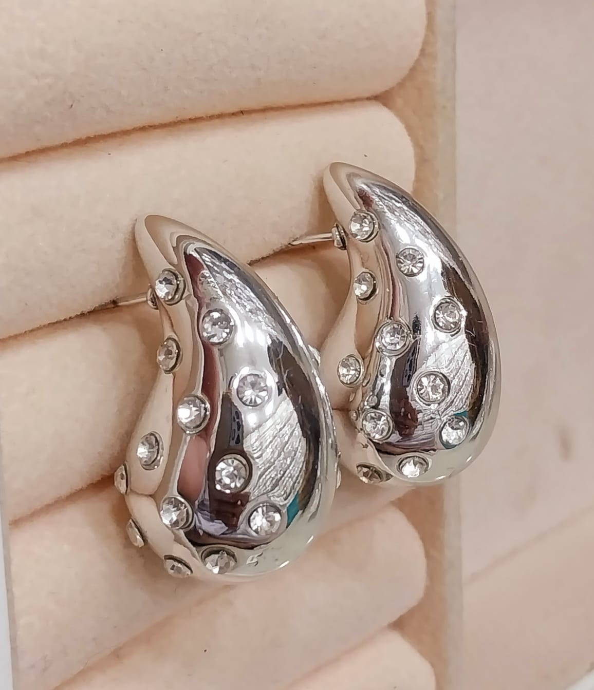 Zircon Water Drop - Earrings