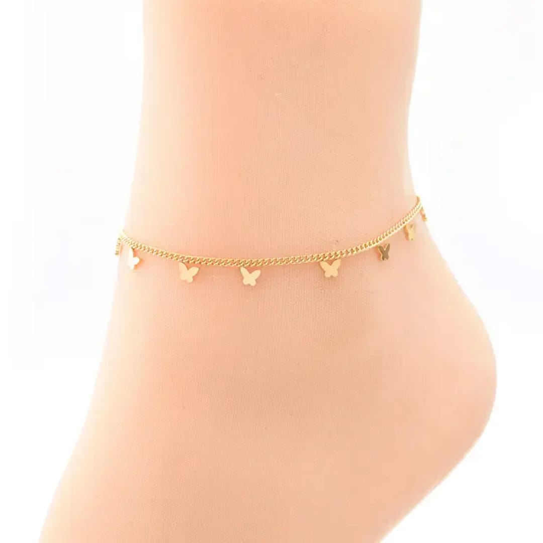 Beautiful Butterfly Chain - Anklet