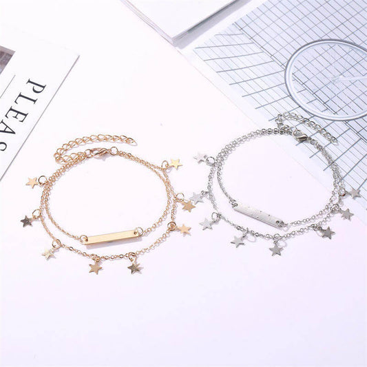 Double Layer Star - Anklet