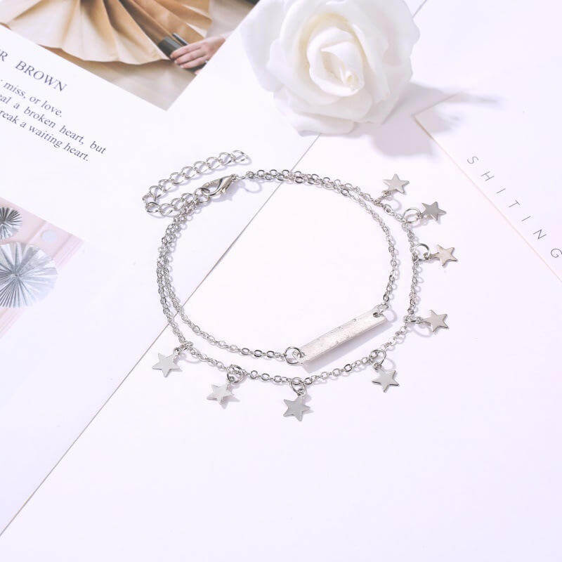 Double Layer Star - Anklet