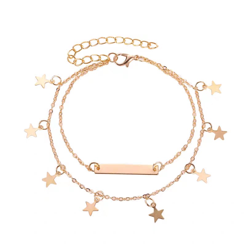 Double Layer Star - Anklet