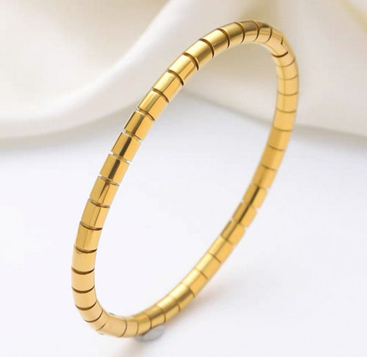Plain Snake Bone Bangle - Bracelet