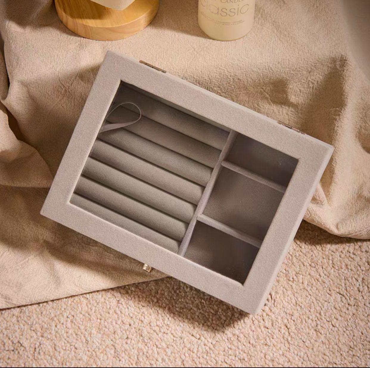 Portable Velvet Jewelry Box, Elegant, durable jewelry boxes by The Leather Jewel