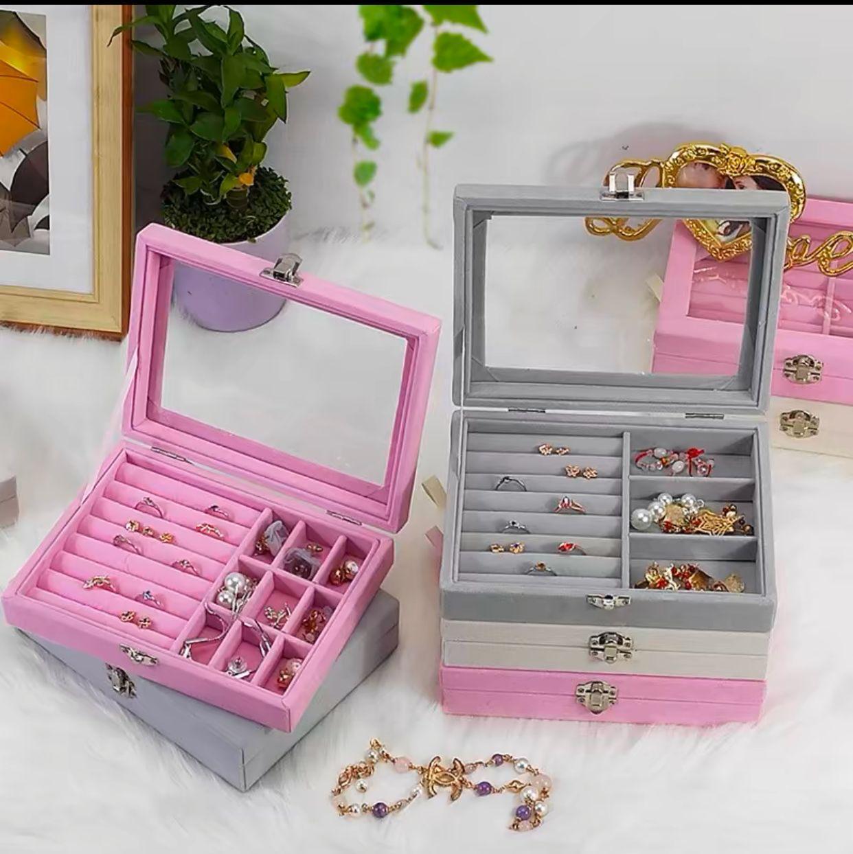 Portable Velvet Jewelry Box, Elegant, durable jewelry boxes by The Leather Jewel