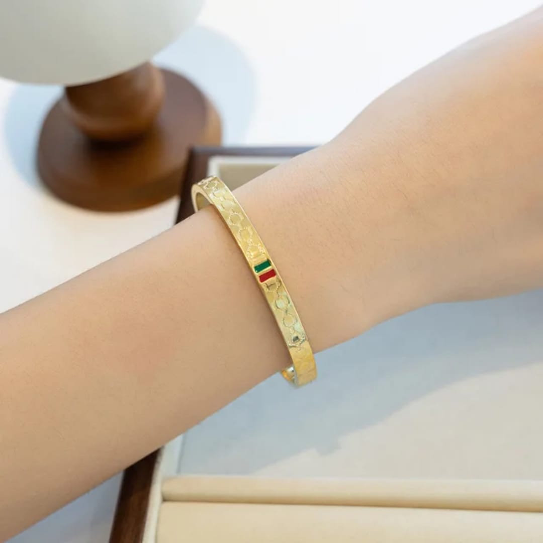 Red And Green Charm - Bracelet