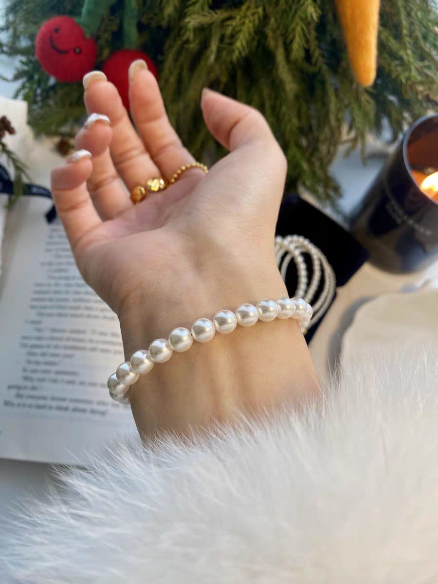 Stylish Pearl - Bracelet, Stylish Everyday Jewelry by The Leather Jewel