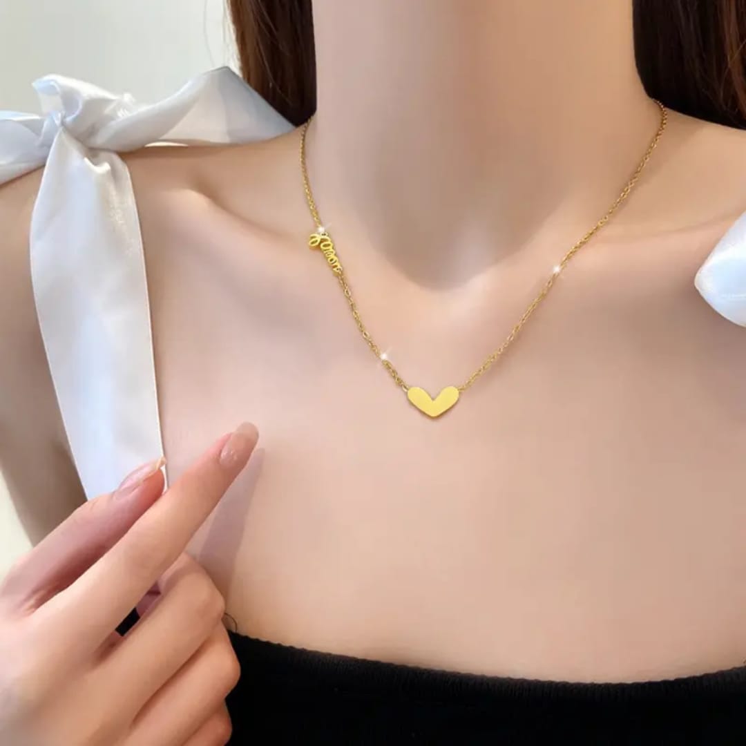 Trendy Love Chain - Necklace, Trendy Tarnish-Free Jewelry by The Leather Jewel