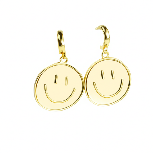Smile Face Emoji - Earrings