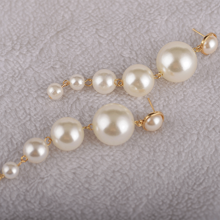 Stunning Long Pearl - Earrings