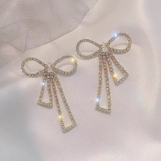 Sparkles Large Bow - Earring