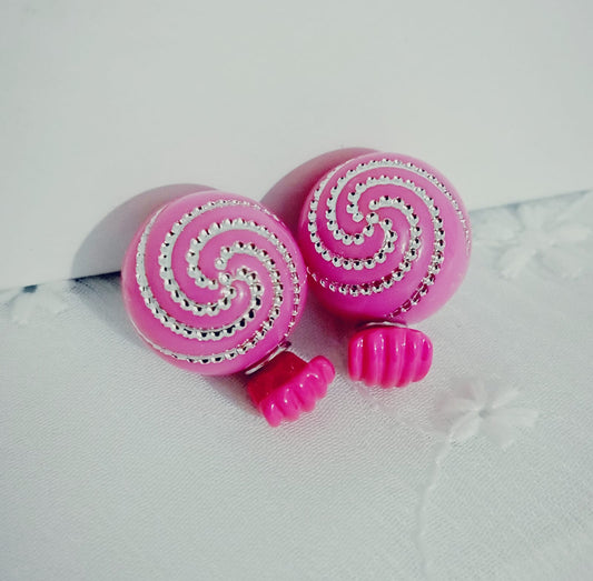 Patterned Studs - Earrings