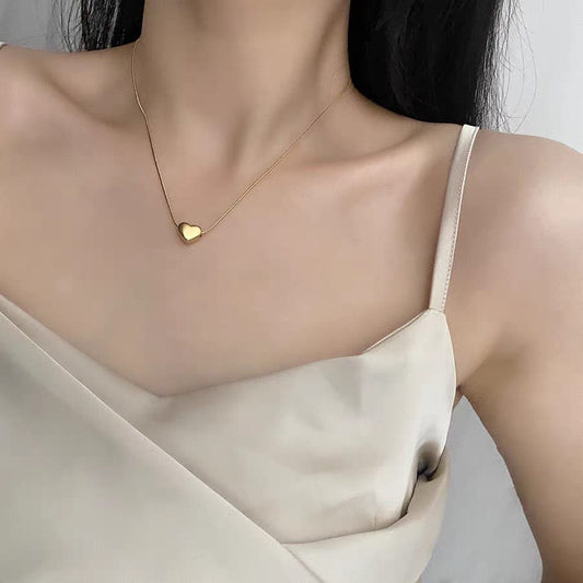 Golden Heart  - Necklace