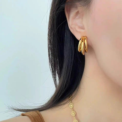 Classic Circles Hoop - Earrings
