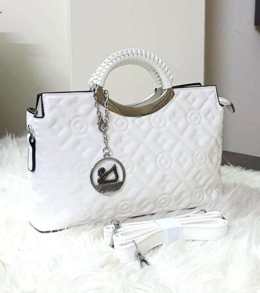 White Formal Hand Bag