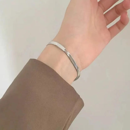 Flat Snake Chain - Bracelet