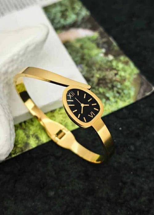 Classy Fake Watch Hand-Cuff - Bracelet