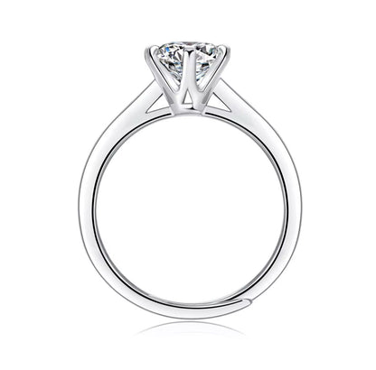Silver Solitaire Diamond - Ring