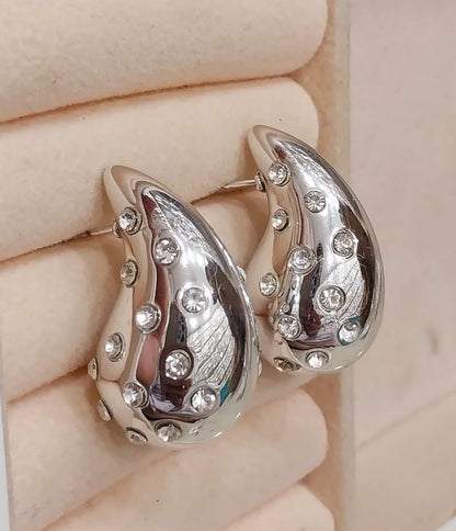 Zircon Water Drop - Earrings