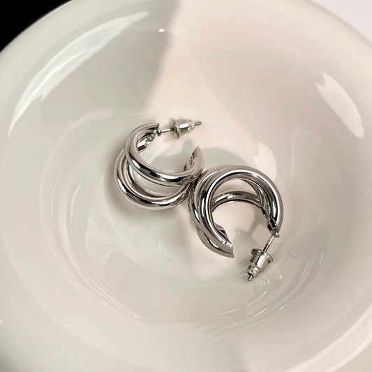 Classic Circles Hoop - Earrings