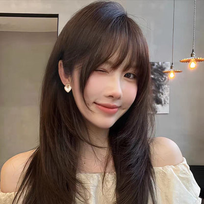 Korean Asymmetric Heart Stud - Earrings