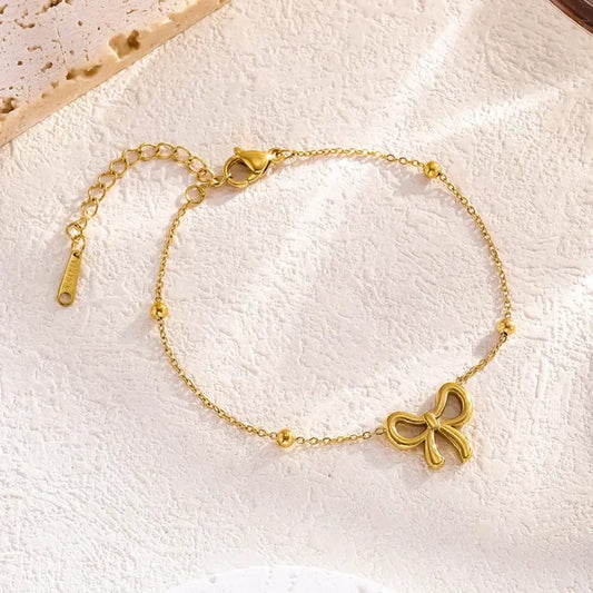 Golden Bow - Jewelry Set