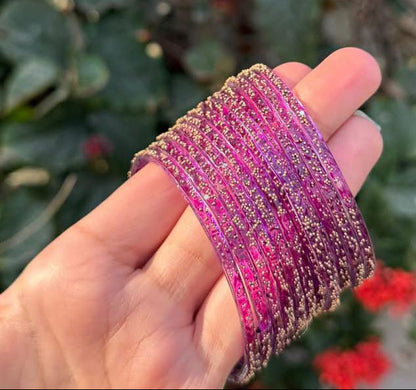 Raindrop Glass Bangles