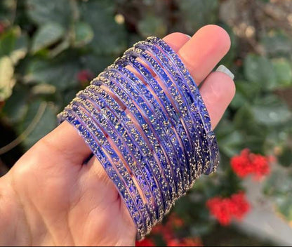 Raindrop Glass Bangles