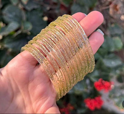 Raindrop Glass Bangles