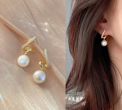 Zig Zag Gold - Earring
