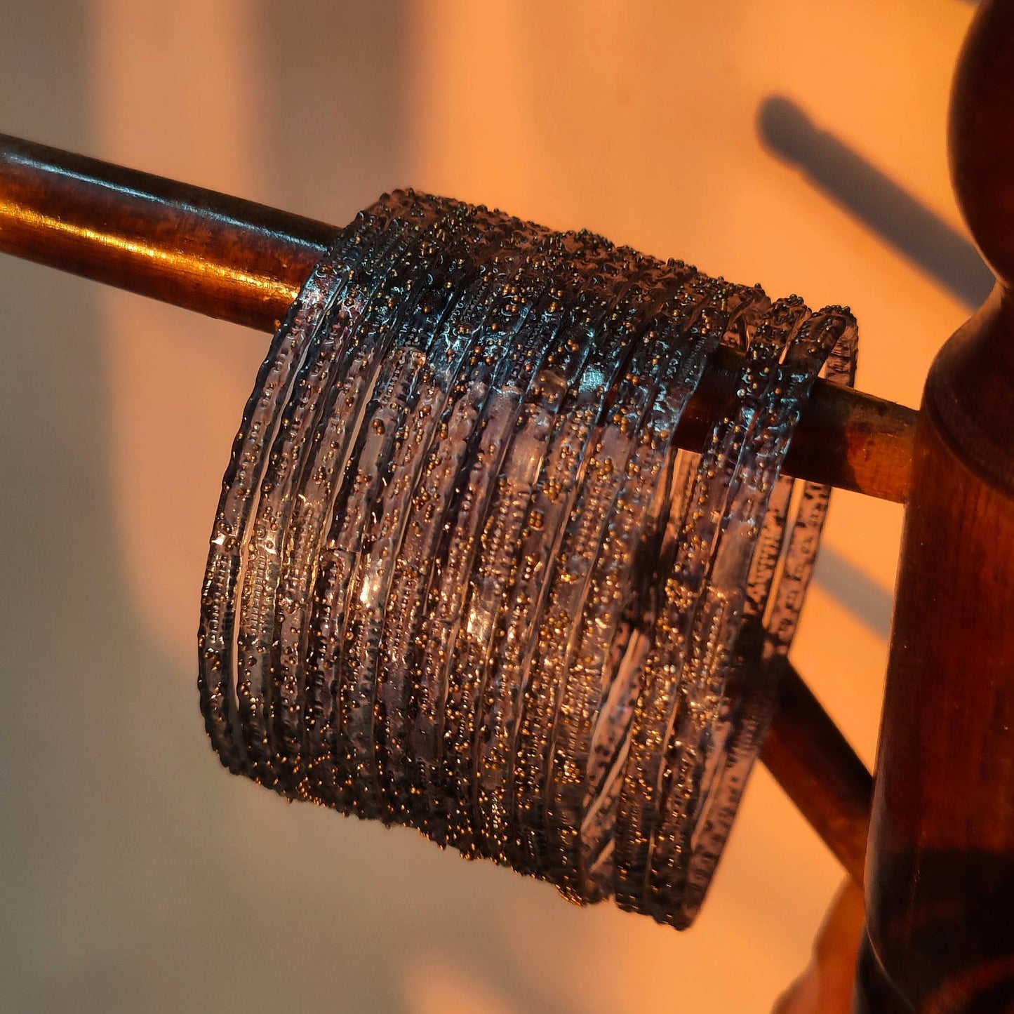 Raindrop Glass Bangles