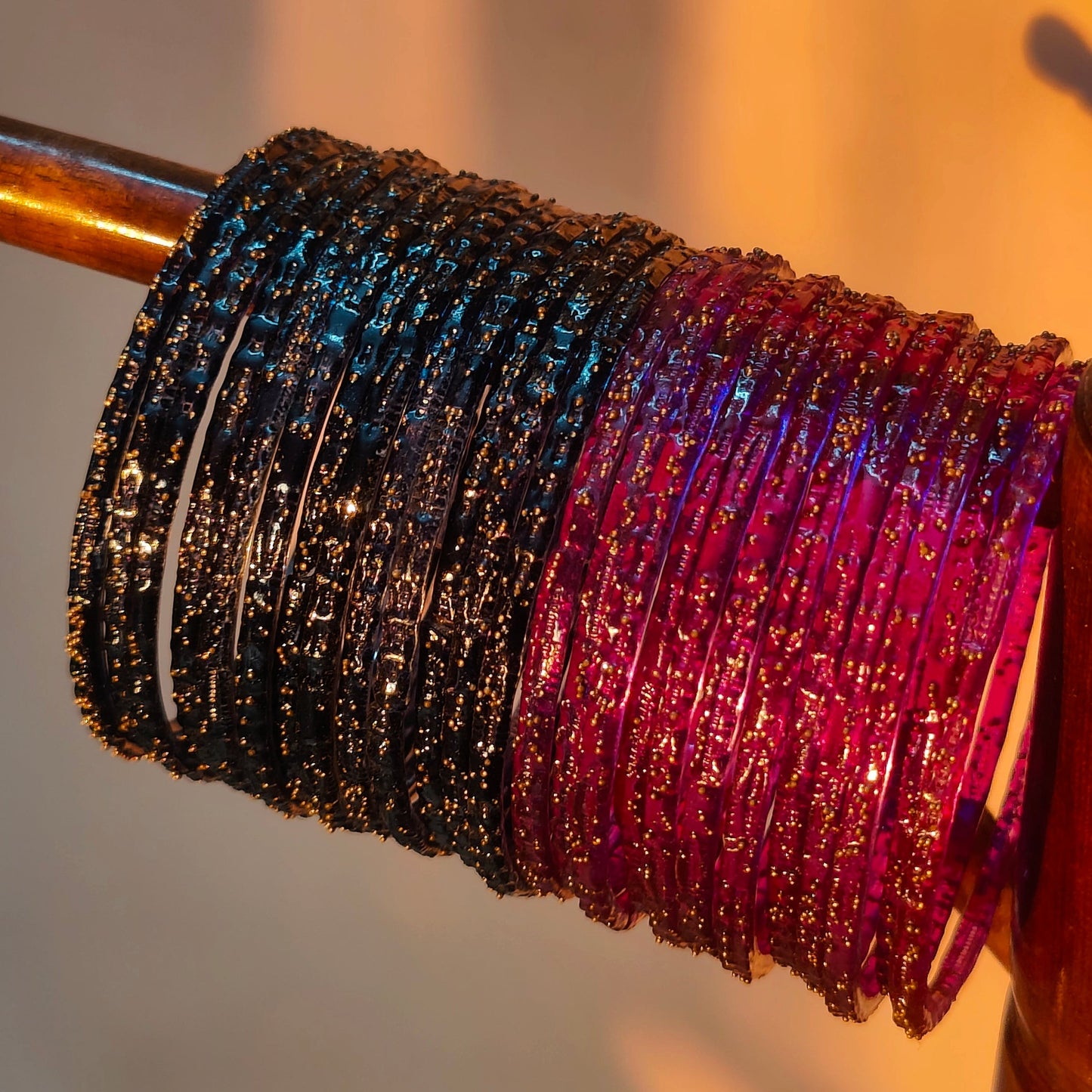 Raindrop Glass Bangles