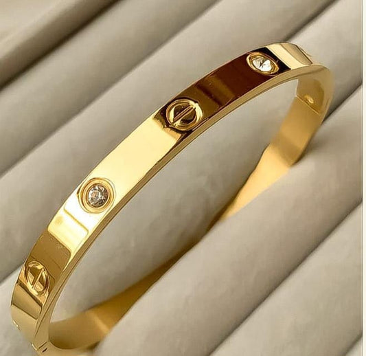 Cartier Stainless Steel Bangle -Bracelet, Stainless Steel Bracelet – Tarnish-Free Jewelry by The Leather Jewel, Pakistan