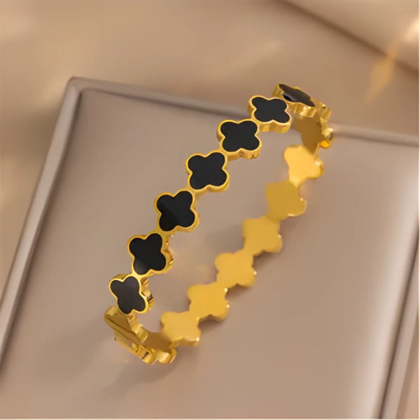 Clover Stainless Steel - Bracelet, Tarnish-Free Jewelry by The Leather Jewel