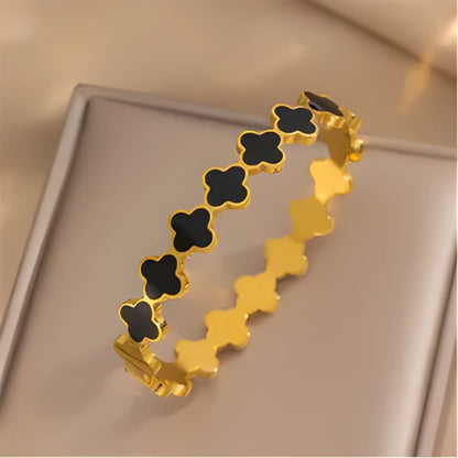 Clover Stainless Steel - Bracelet, Tarnish-Free Jewelry by The Leather Jewel