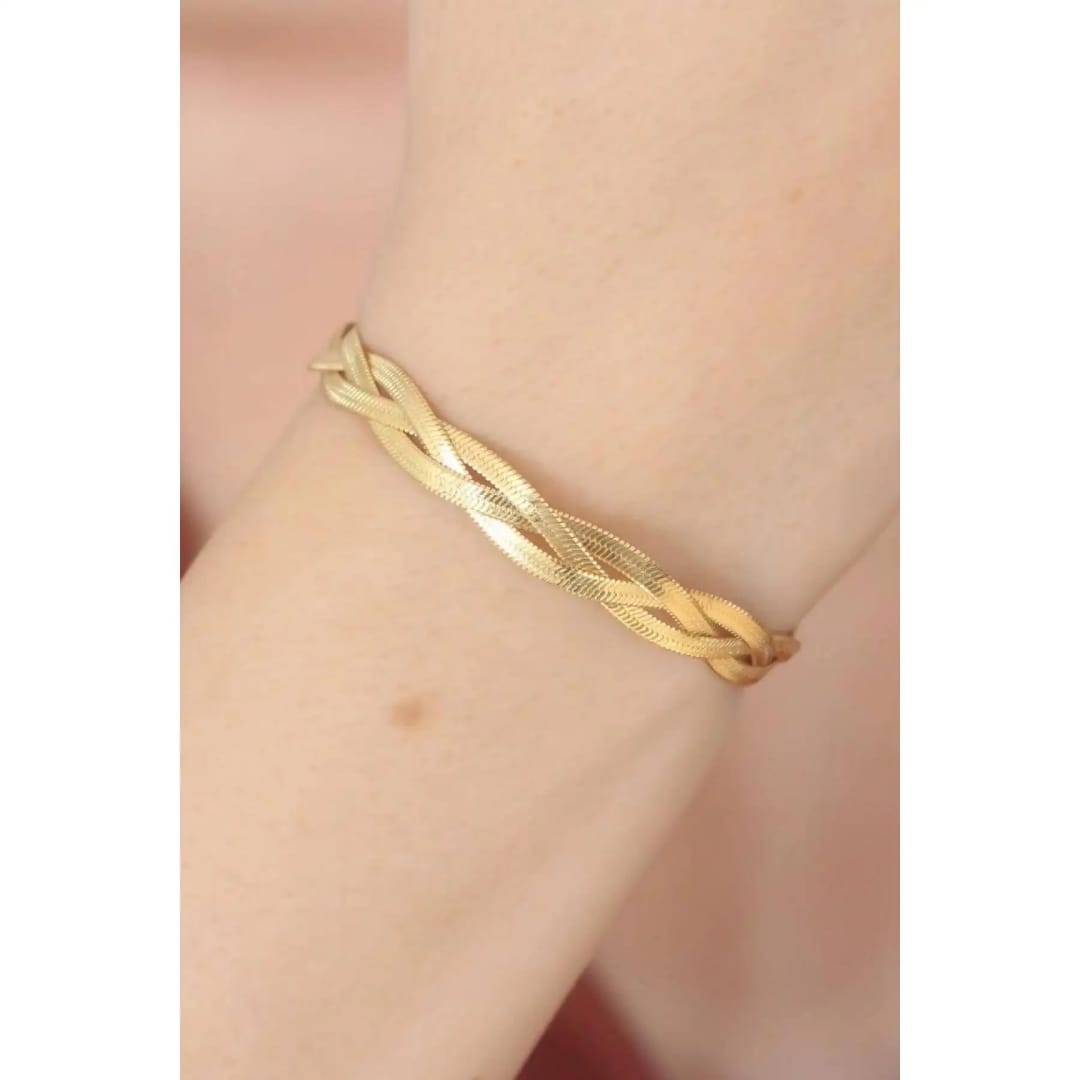 Cross Snake Chain - Bracelet