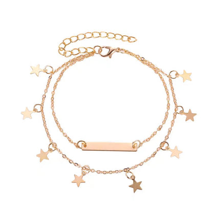 Double Layer Star - Anklet