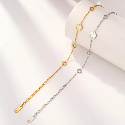 Five Leaf Shell Flower - Bracelet