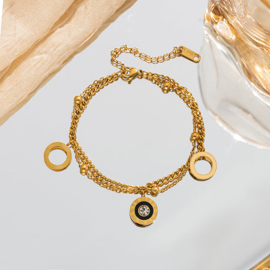 Gold Layered - Bracelet, Tarnish-Free Jewelry by The Leather Jewel