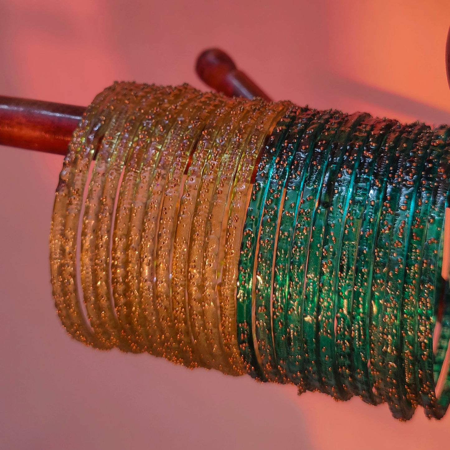 Raindrop Glass Bangles