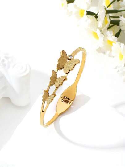 Gorgeous Butterfly - Bracelet, Tarnish-Free Jewelry by The Leather Jewel