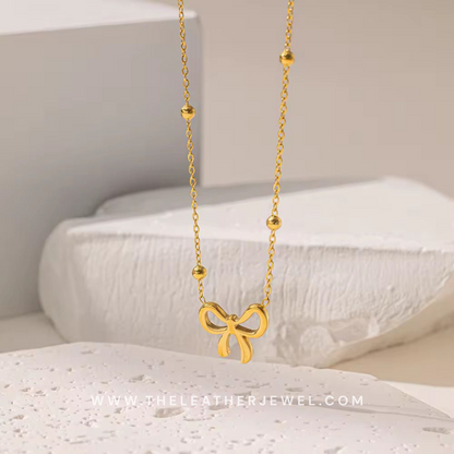 Golden Bow - Jewelry Set
