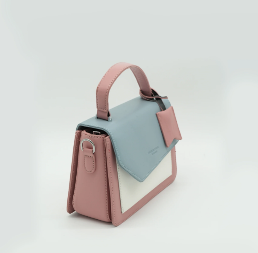 Multi-Tone Handbag Style 3, Trendy Ladies Handbag by The Leather Jewel