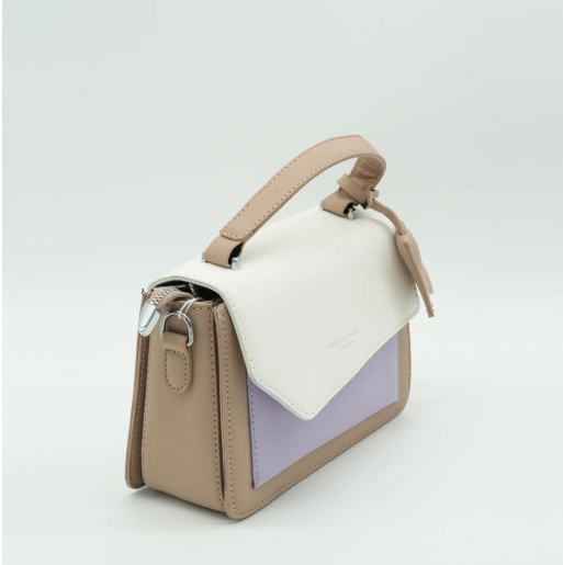Multi-Tone Handbag Style 4 , Trendy Ladies Handbag by The Leather Jewel