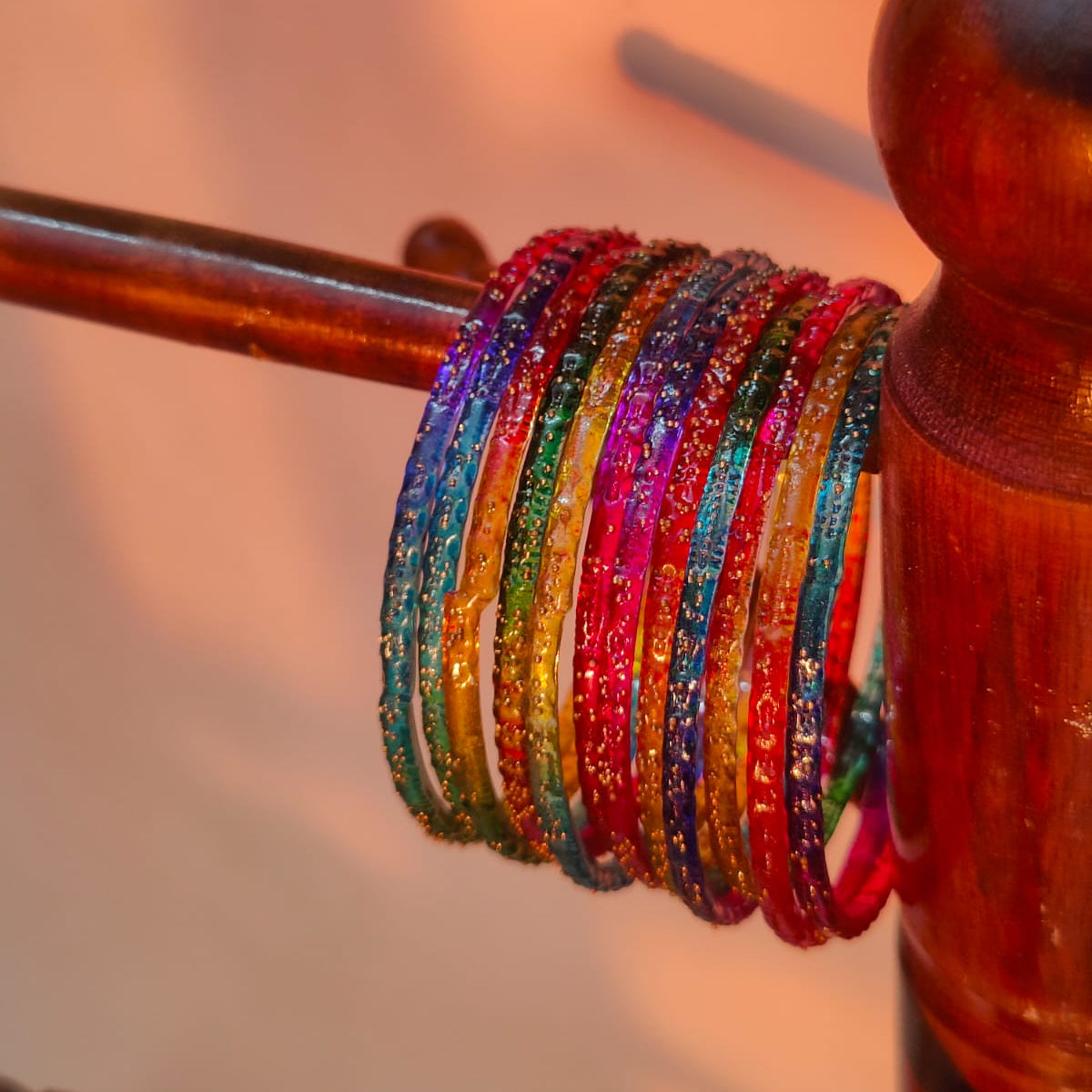 Raindrop Glass Bangles