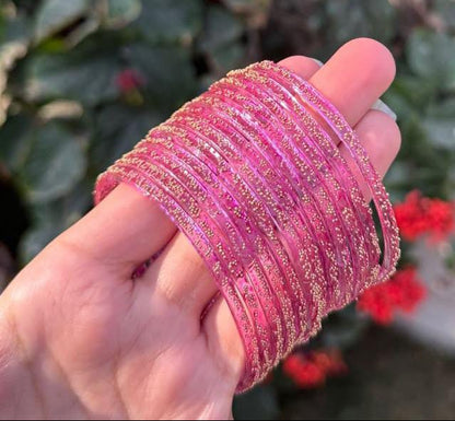 Raindrop Glass Bangles – Trendy Fashion Jewelry by The Leather Jewel, Pakistan