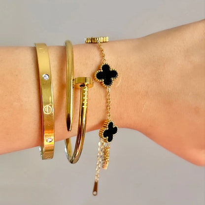 Stainless Steel Luxury Stack Set- Bracelet